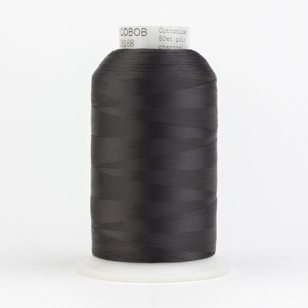 DecoBob Cottonized Polyester 80wt 6000m Charcoal