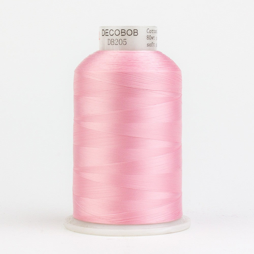 DecoBob Cottonized Polyester 80wt 6000m Soft Pink