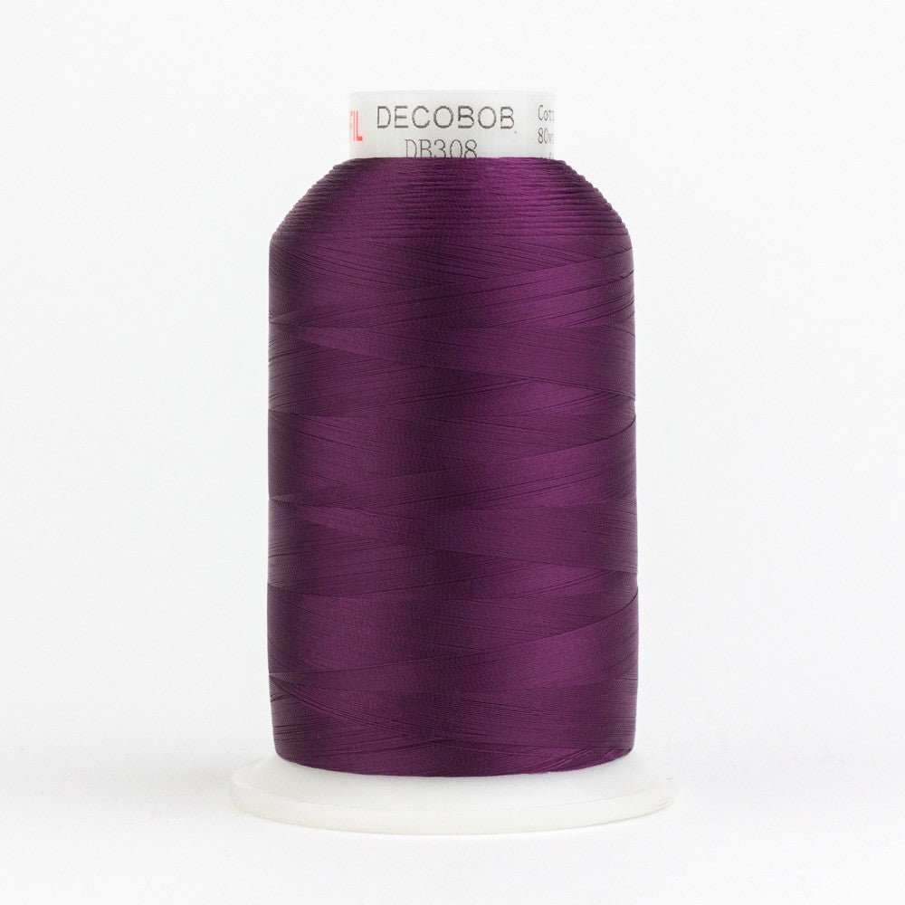 DecoBob Cottonized Polyester 80wt 6000m Soft Purple