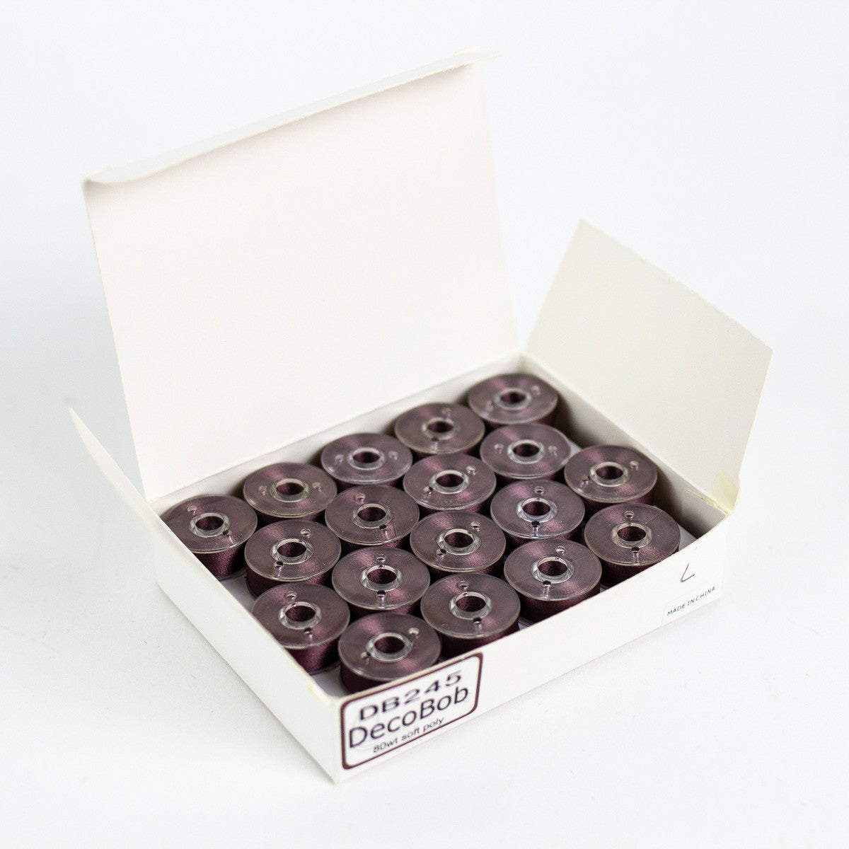 DecoBob Prewound Bobbins Size L 36ct Burgandy