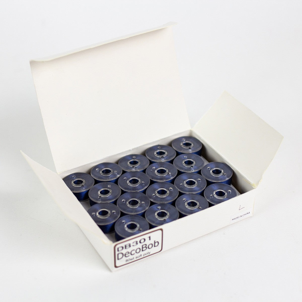 DecoBob Prewound Bobbins Size L 36ct Navy
