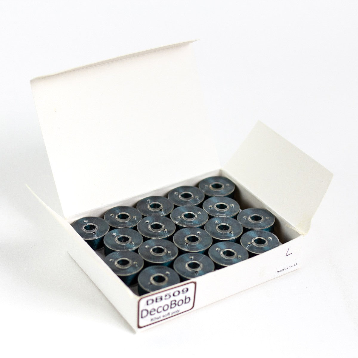 DecoBob Prewound Bobbins Size L 36ct Dk Green