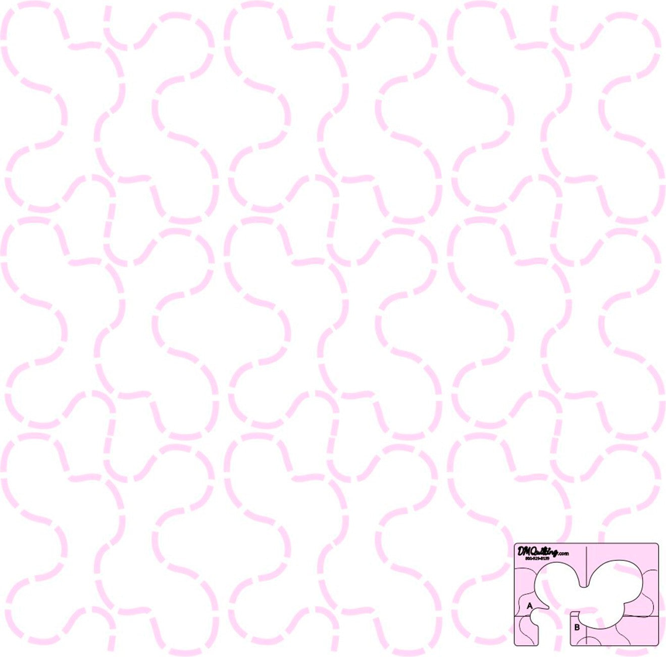 Winding Way Template 3in Low Shank