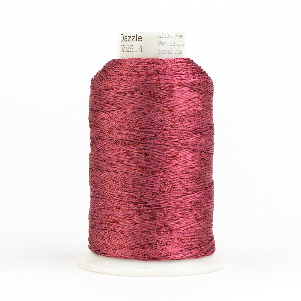 Dazzle 8wt Metallic 411m Coral Rose