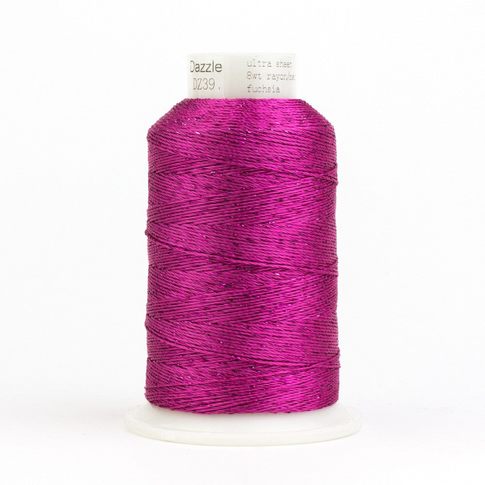 Dazzle 8wt Metallic 411m Fuchsia