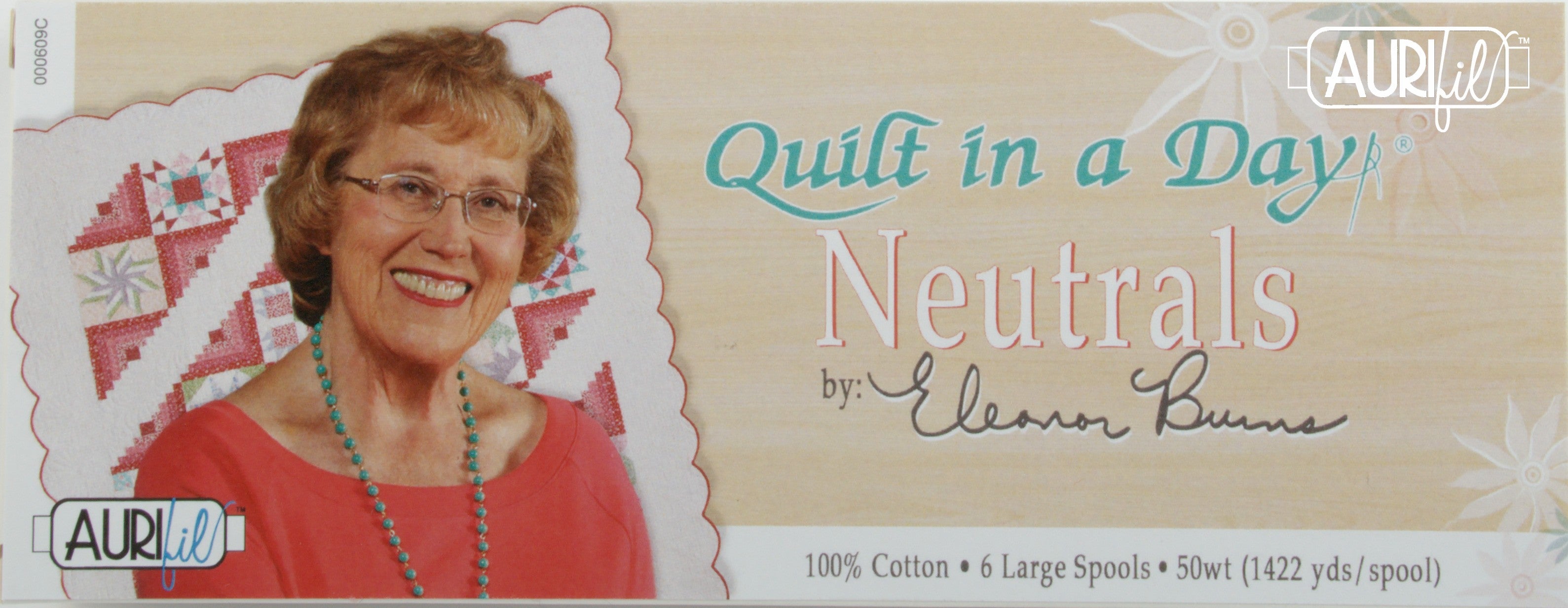 Quilt In A Day Thread Collection by Eleanor Burns 50wt 6 Large Spools