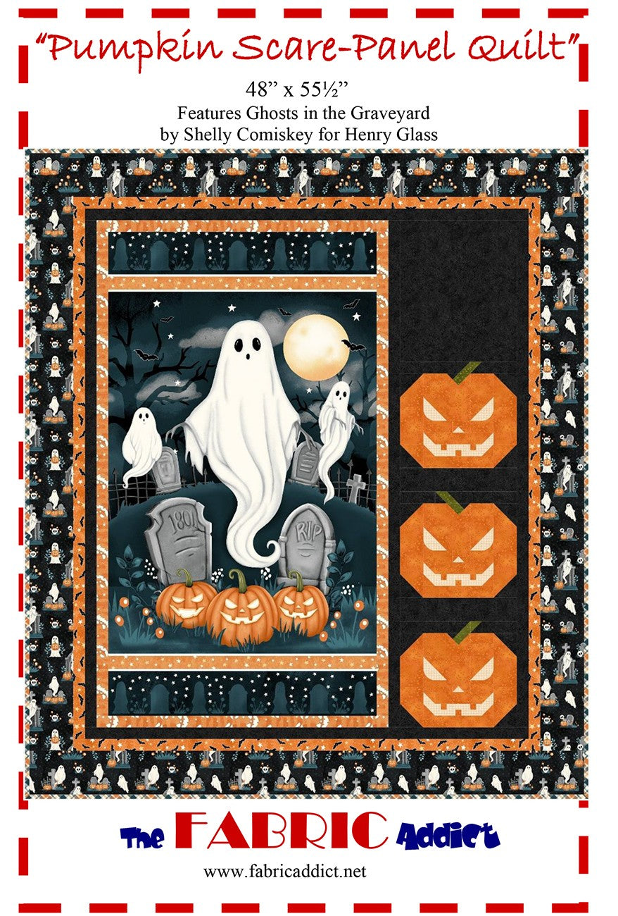 Pumpkin Scare - Panel Quilt