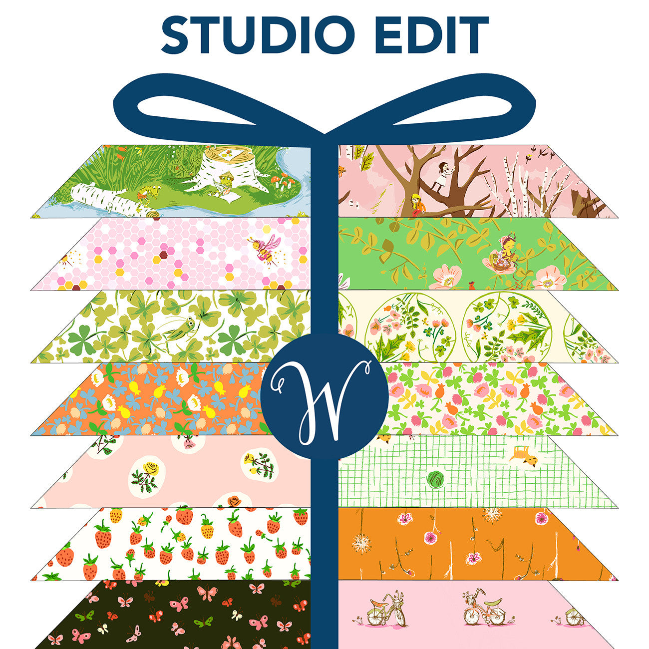 Fat Quarter Bundle Studio Edit, 28pcs/bundle