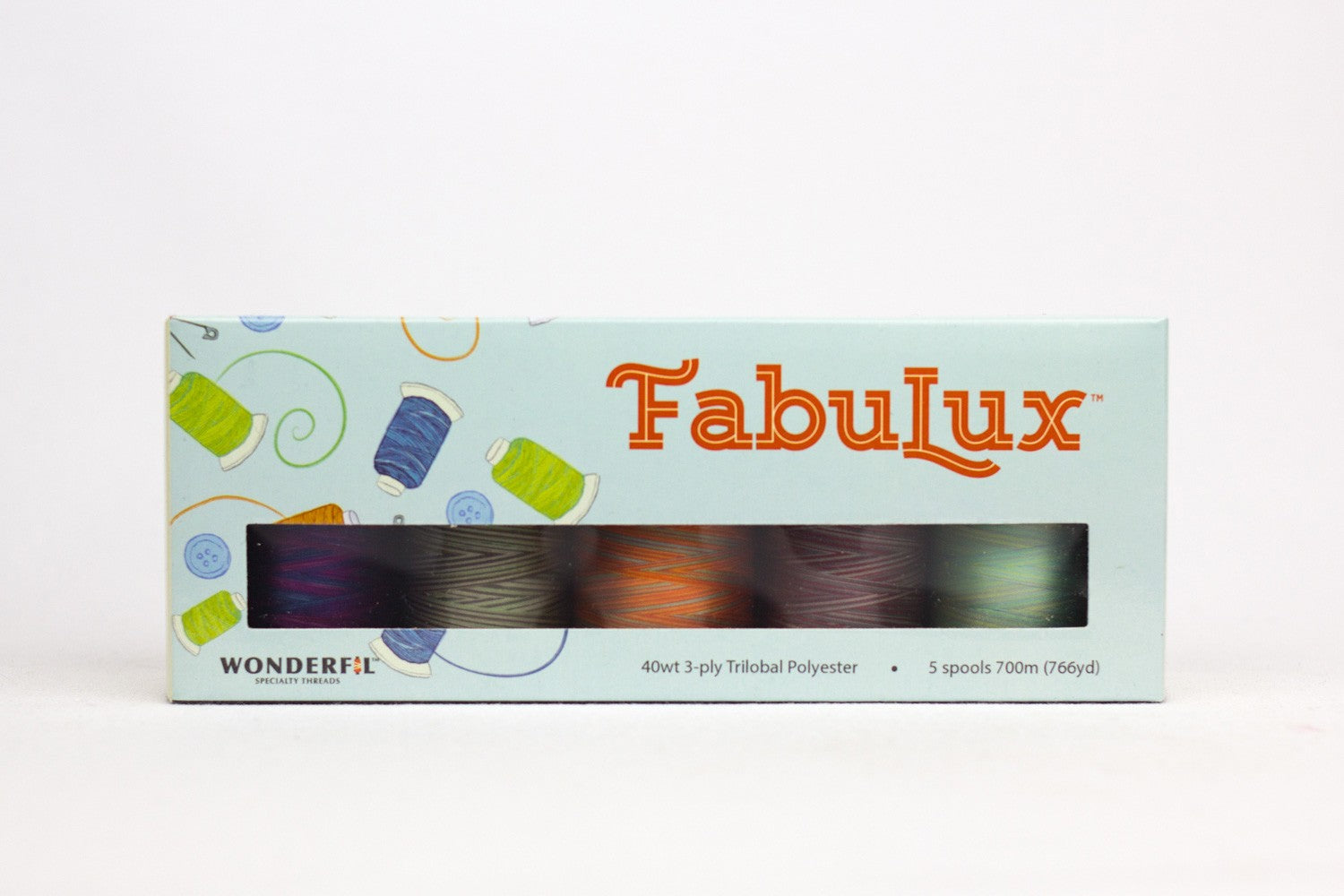 FabuLux Trilobal Polyester 40wt 700m 5ct Set Party Hat