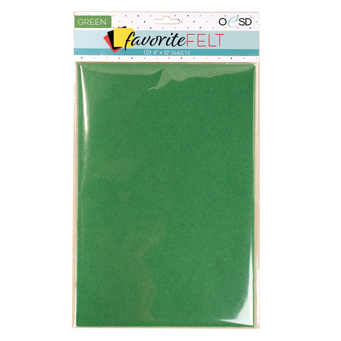 OESD Favorite Felt Green 2pk