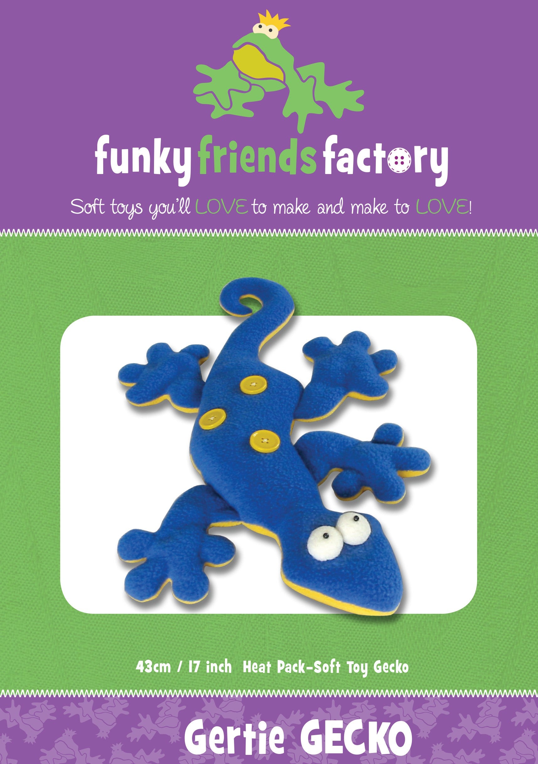 Gertie Gecko Heat Pack
