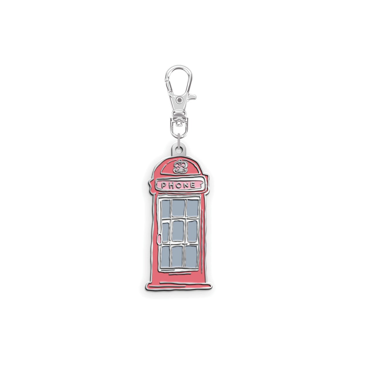 Cath Kidston® Phone Booth Enamel Charm