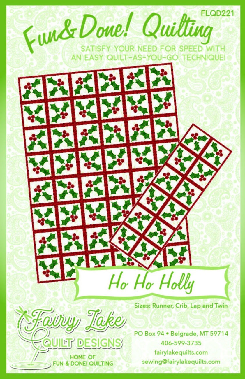 Ho Ho Holly Quilt Pattern