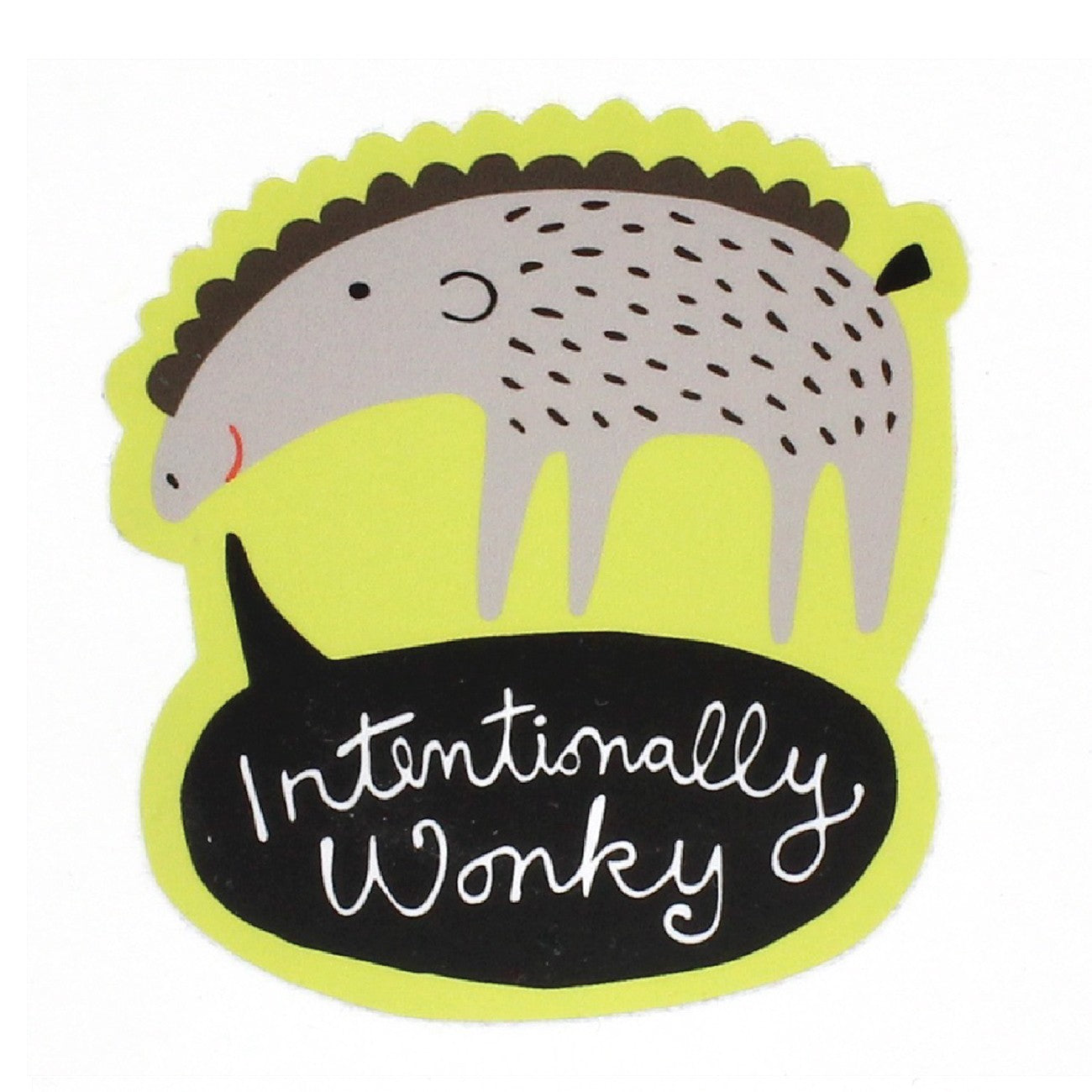 Sticker Intentionally Wonky 3pk