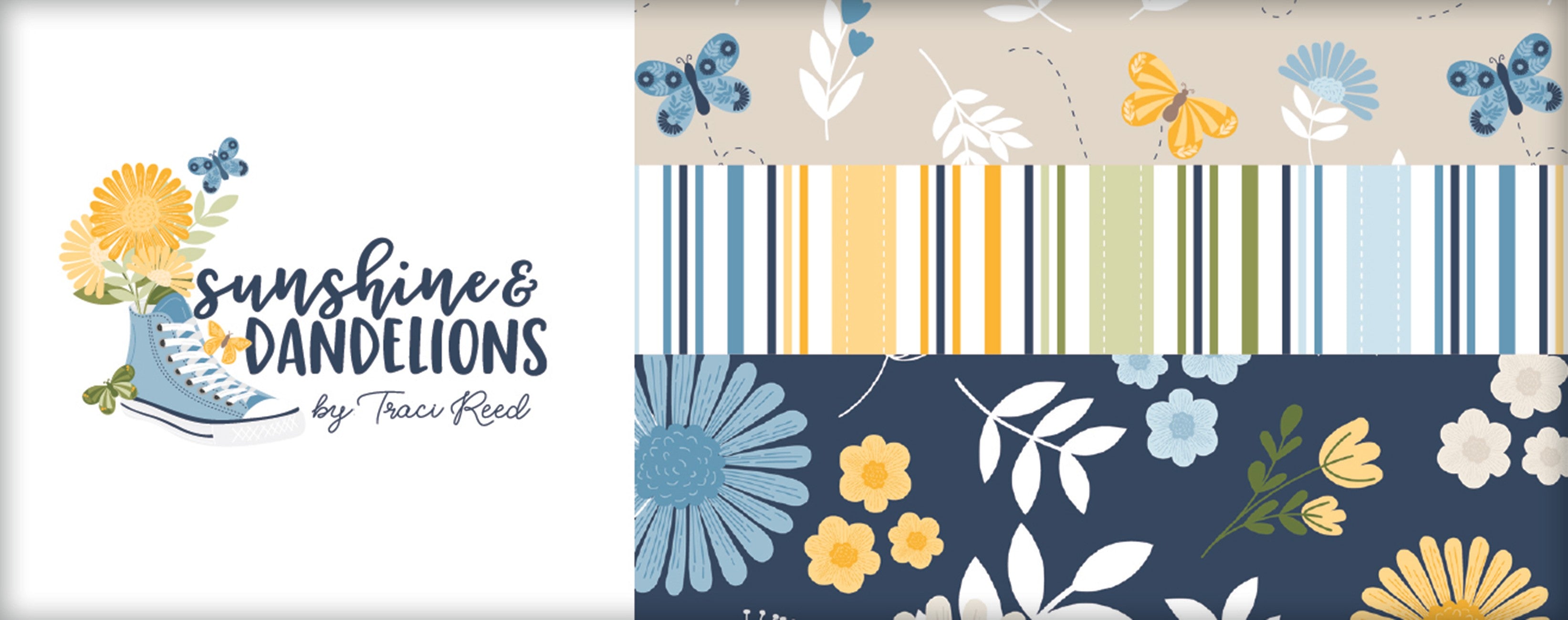 Sunshine & Dandelions Fat Quarter Bundle, 21 Pcs.