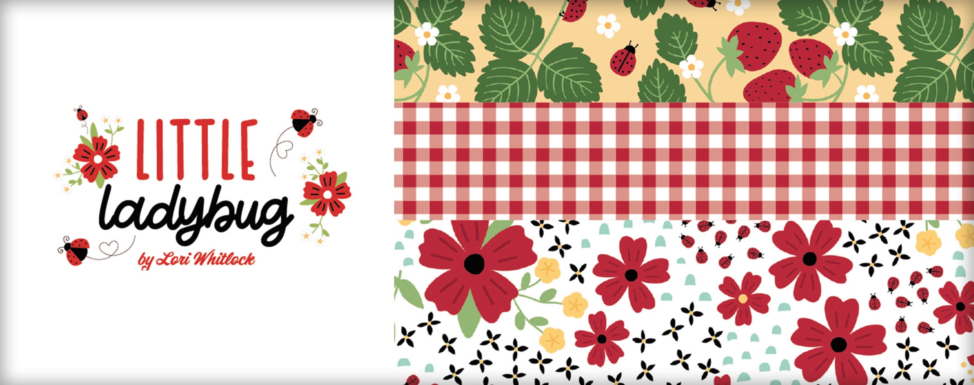 Little Ladybug Fat Quarter Bundle, 18 Pcs.