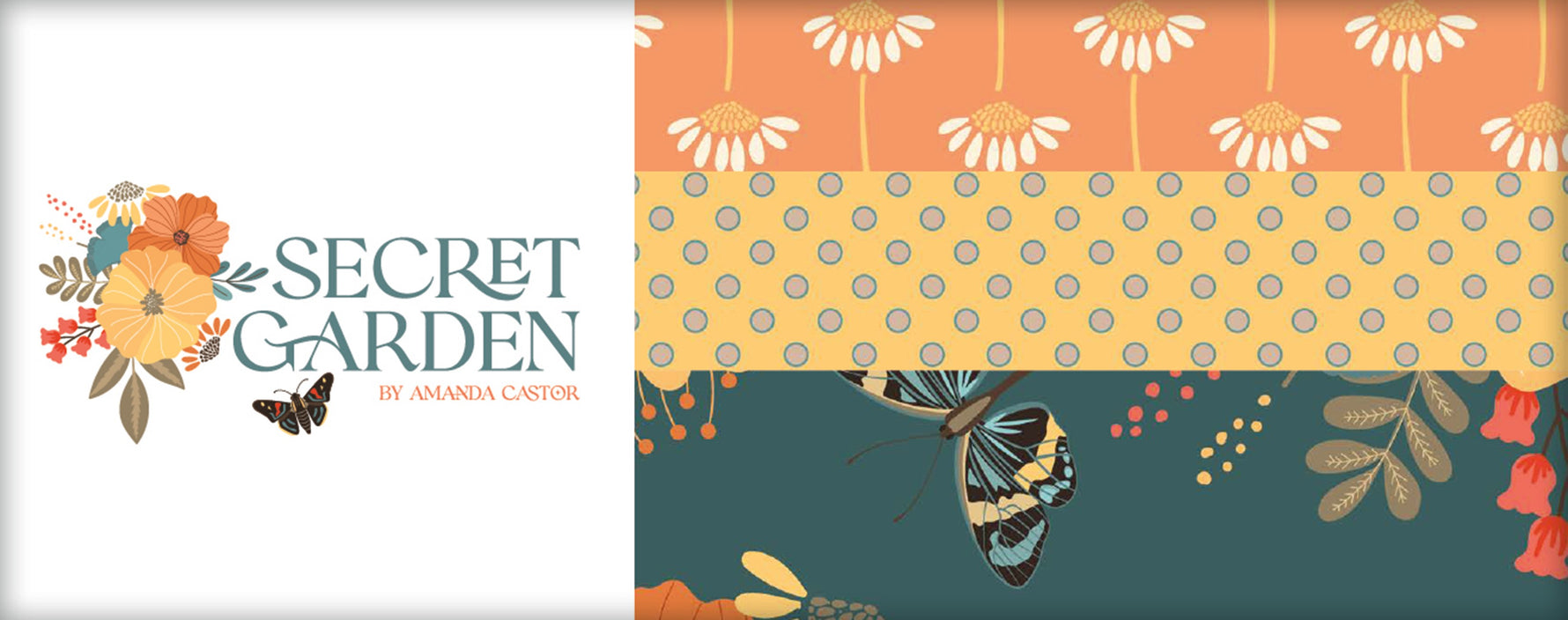 Secret Garden Fat Quarter Bundle, 21 Pcs.