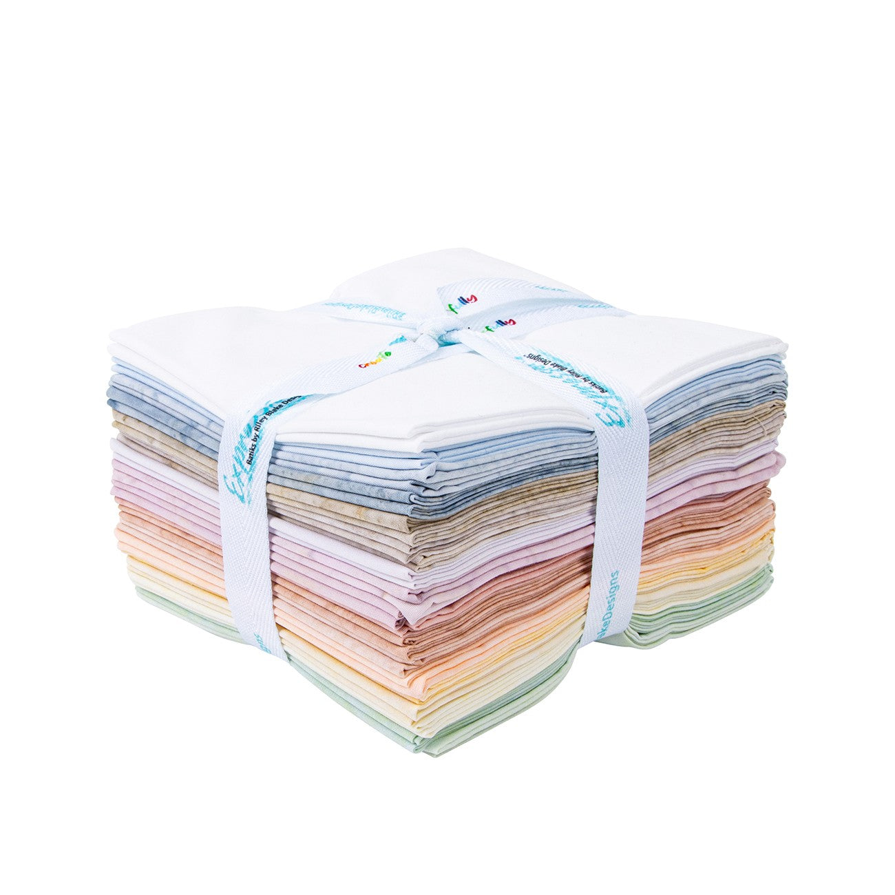 Batiks Hand-Dyes Cotton Candy Fat Quarter Bundle, 19 Pcs.