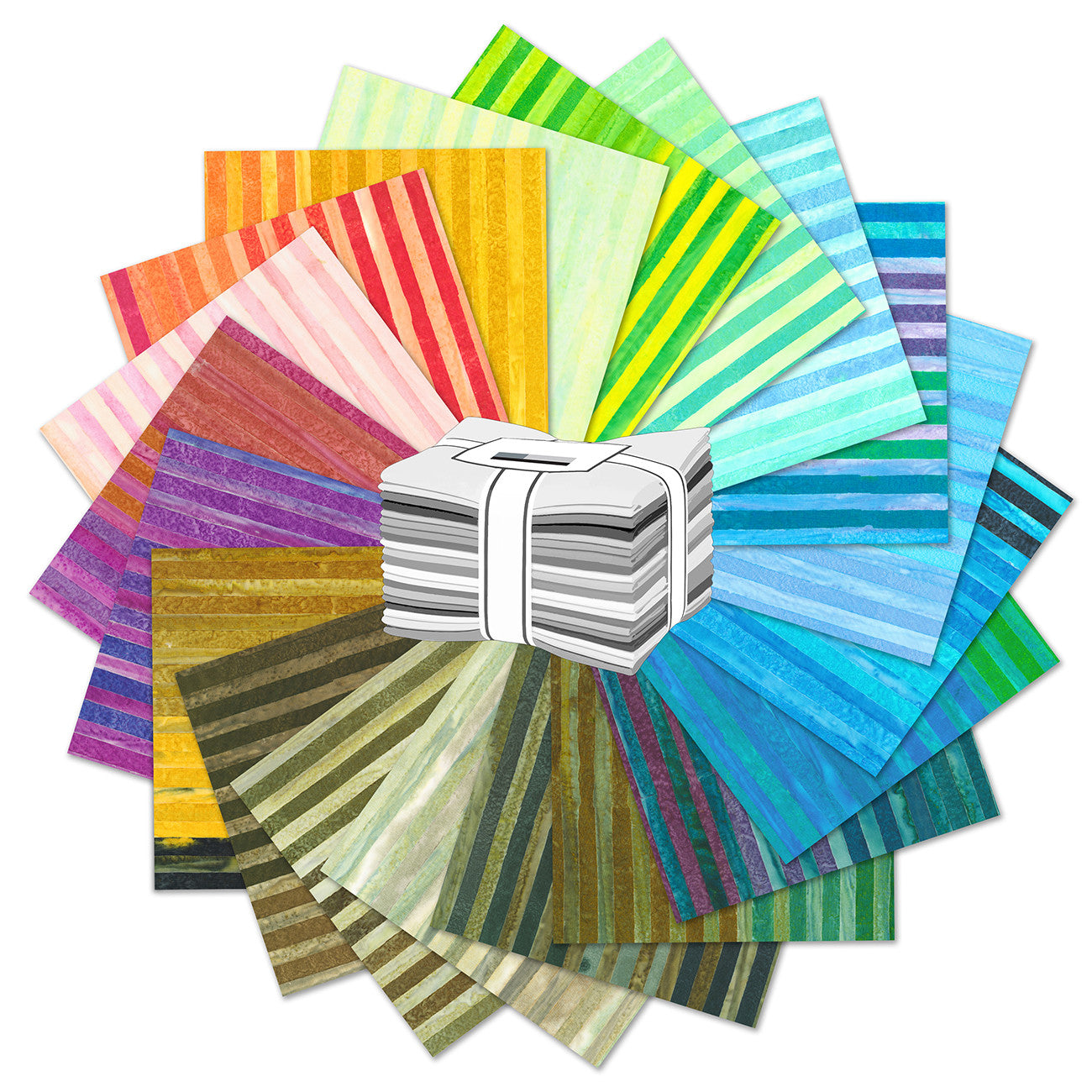 Fat Quarter Bundles World of Stripes 20pcs