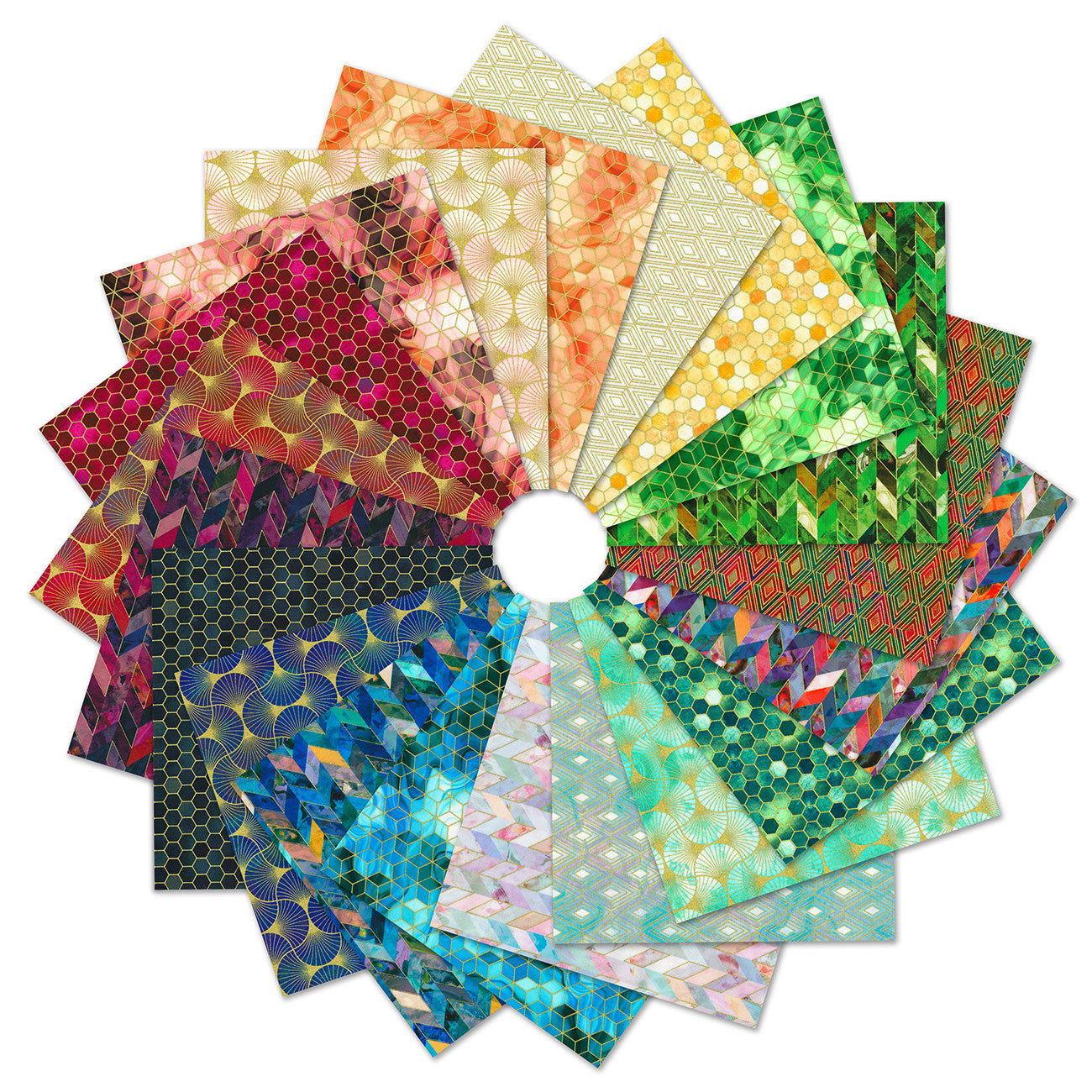 Fat Quarter Bundles Golden Vibes 20pcs