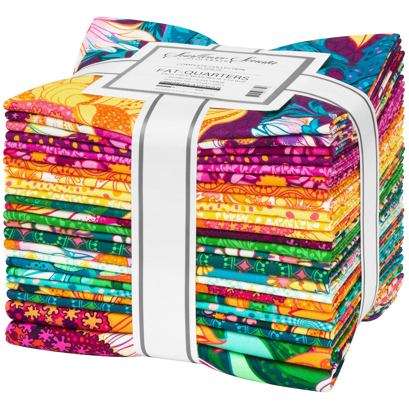 Fat Quarter Bundles, Sunflower Sonata, 24pcs