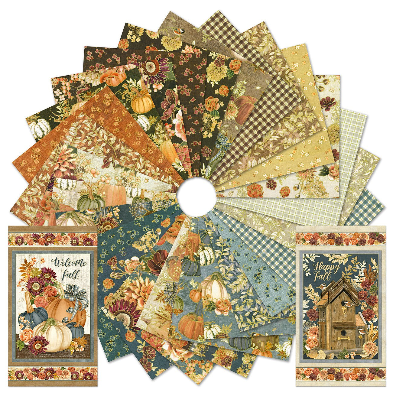 Fat Quarter Hello Fall, 27pcs/bundle