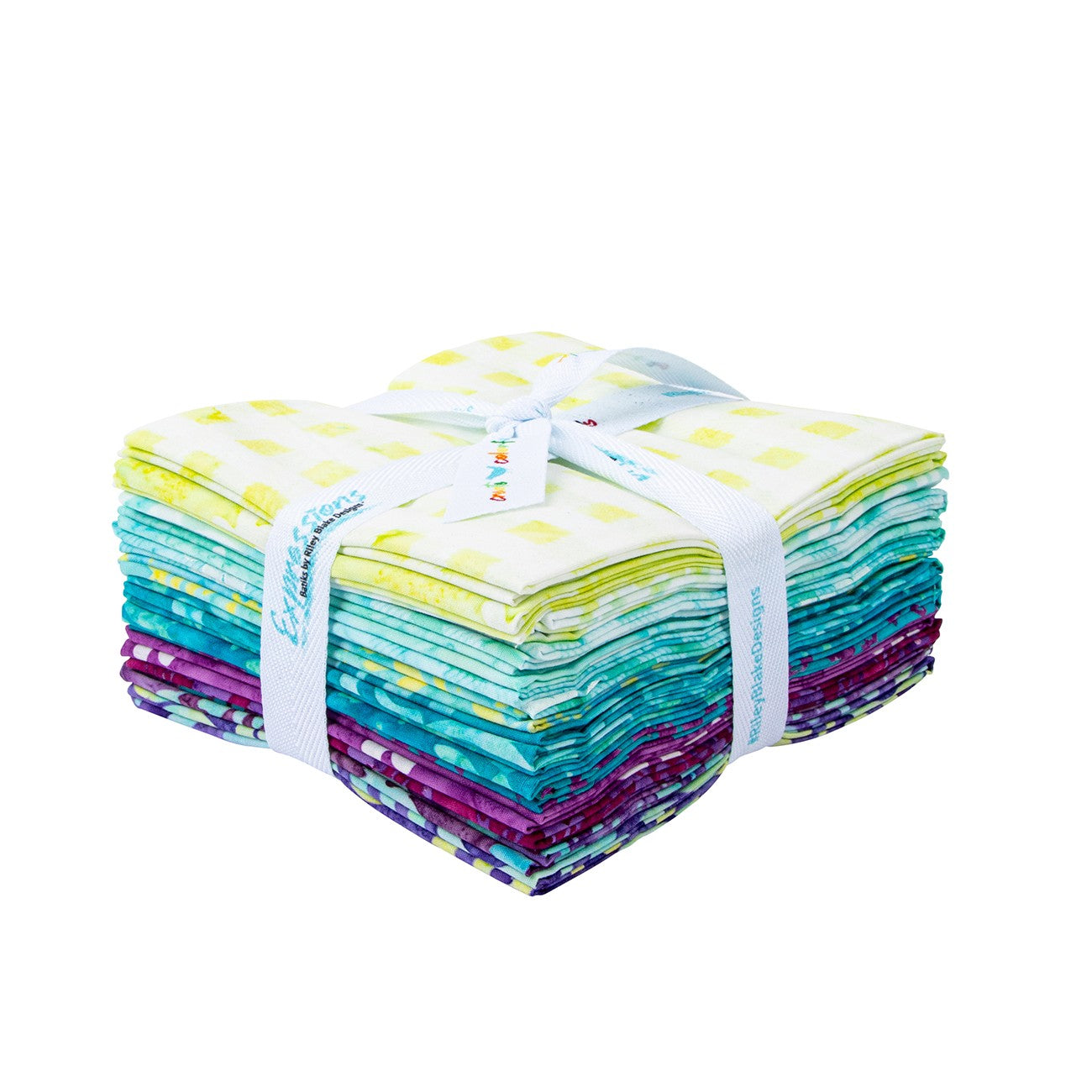 Batiks Daisy Dots Fat Quarter Bundle B, 14 Pcs.