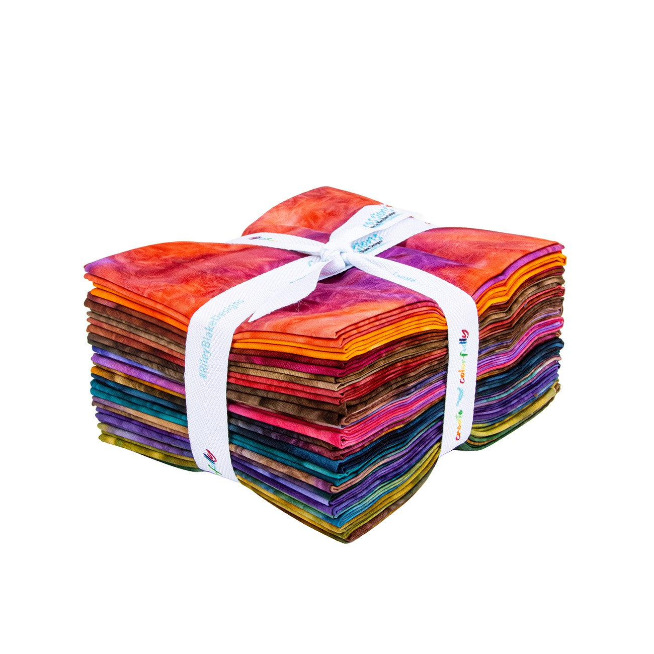 Batiks Jasmine Fat Quarter Bundle, 16pcs