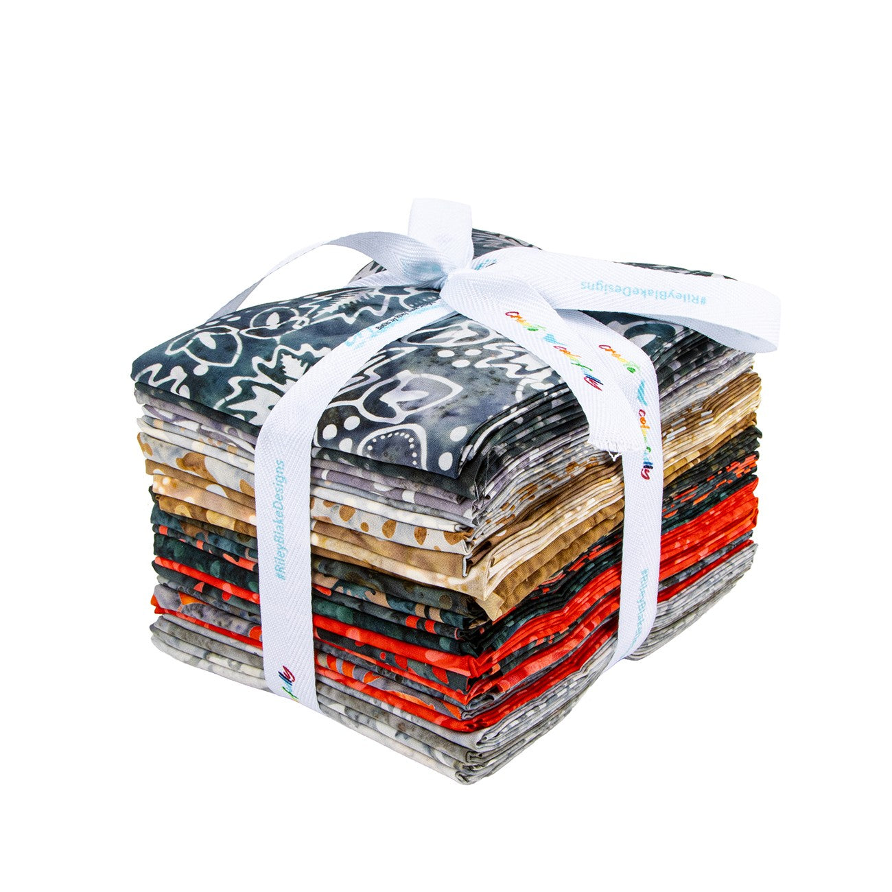Batiks Gray & Golden Arabella Fat Quarter Bundle, 24pcs