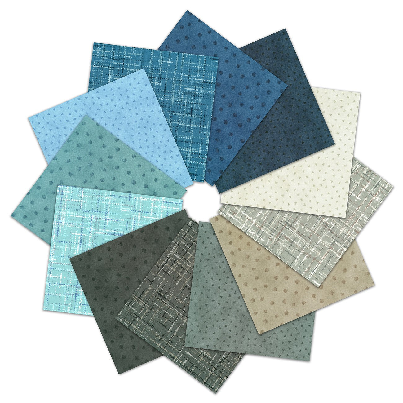 Fat Quarters Bundle Up Flannel, 12pcs/bundle