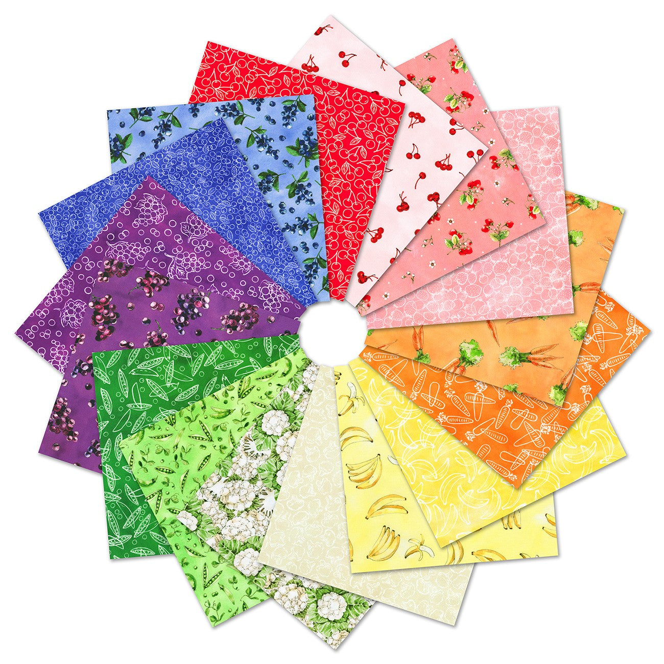 Fat Quarters Garden Goodness, 16pcs/bundle