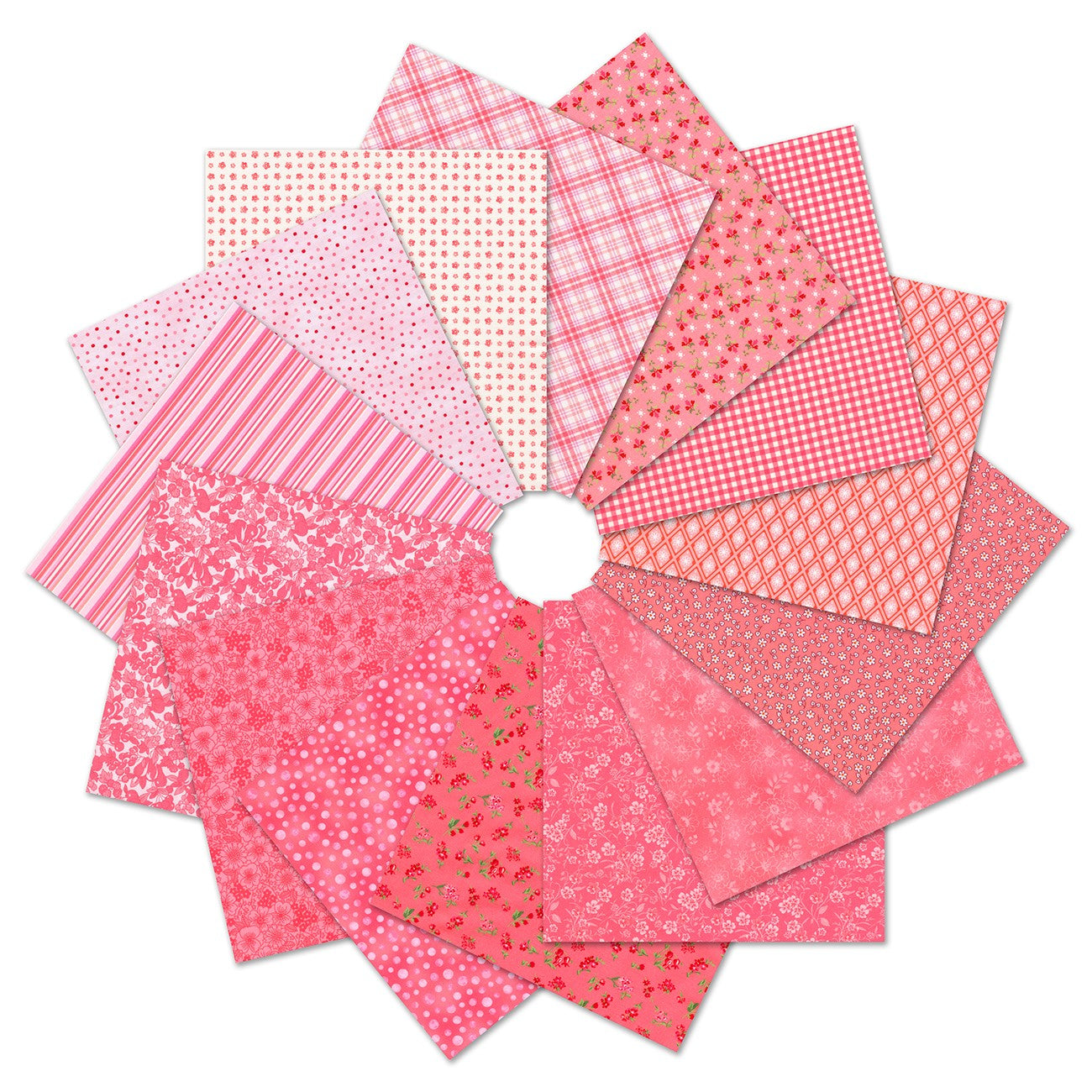 Fat Quarter, Guava Colorstory, 14pcs/bundle