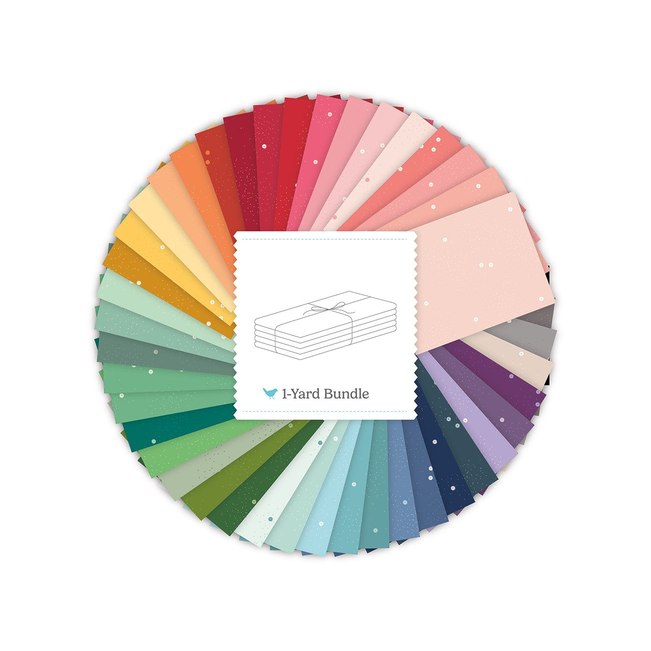 Dainty Daisy Fat Quarter Bundle, 43 Pcs.