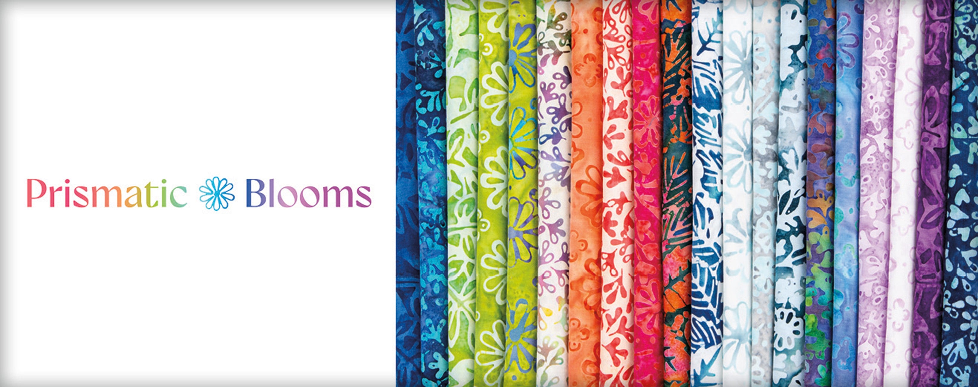 Batiks Prismatic Blooms Fat Quarters 20pcs