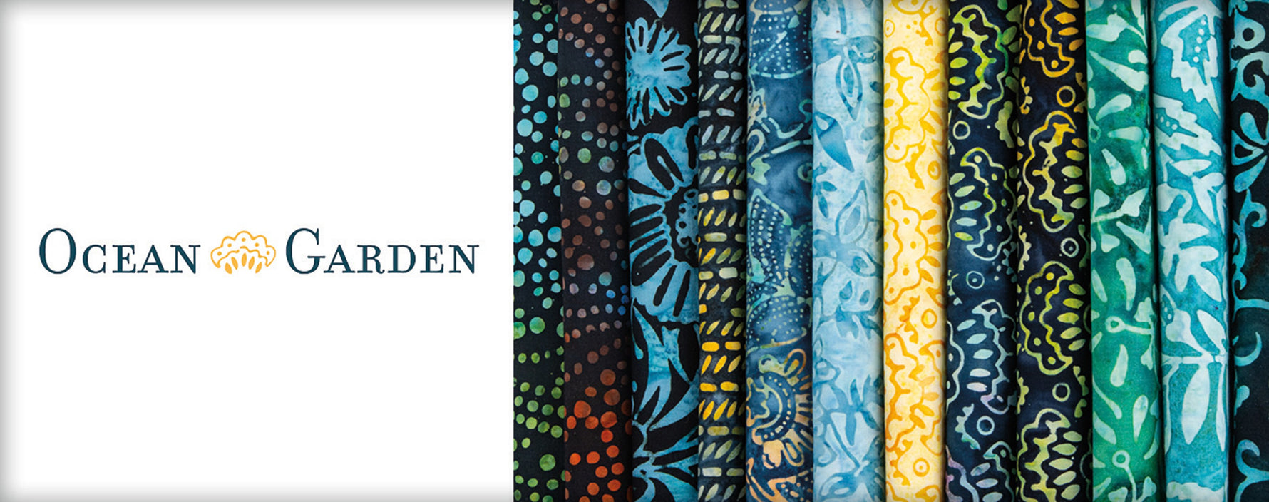 Batiks Ocean Garden Fat Quarter Bundle 12 Pcs.