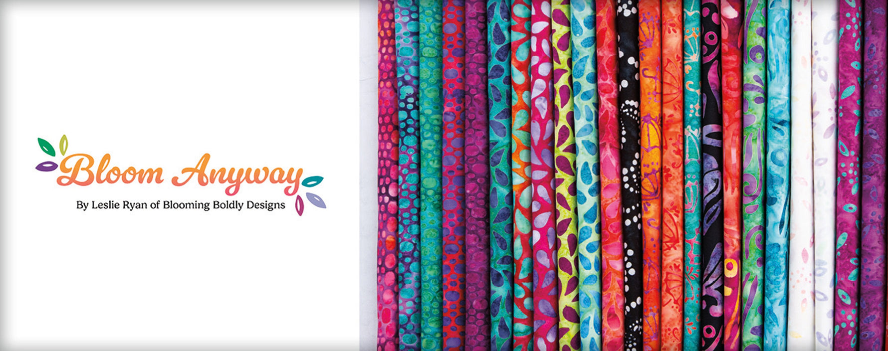 Batiks Bloom Anyway Fat Quarter Bundle 21 Pcs.