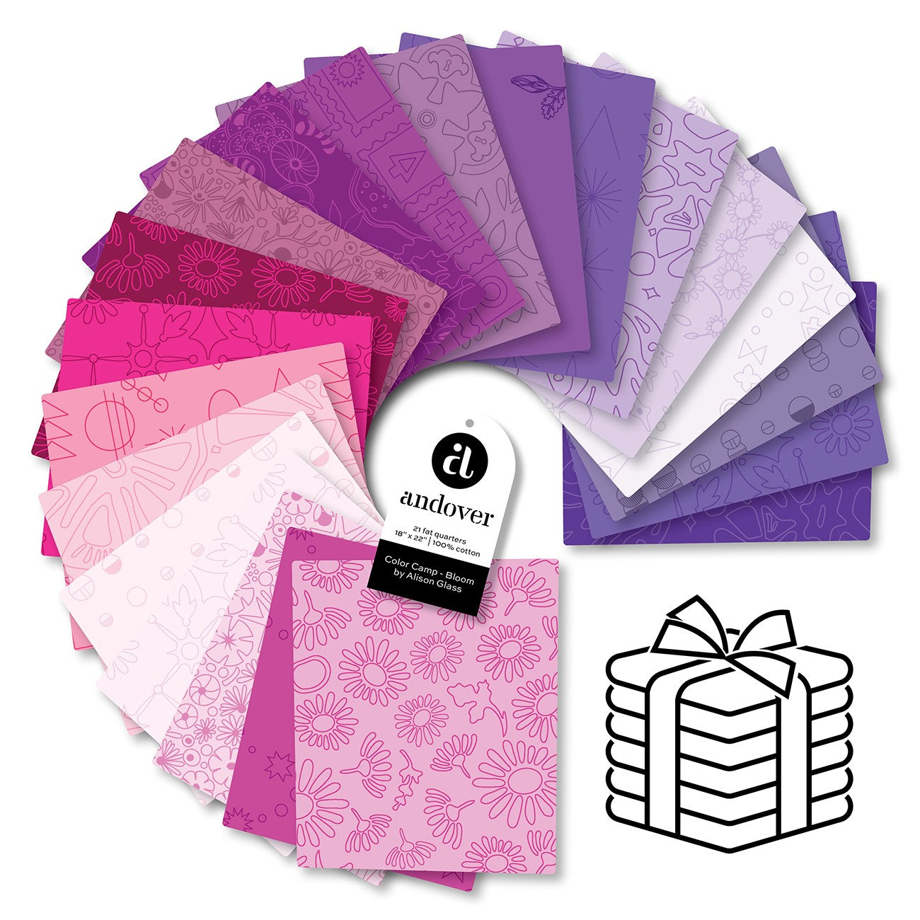 Bloom Fat Quarter Bundle 21 Cuts Each