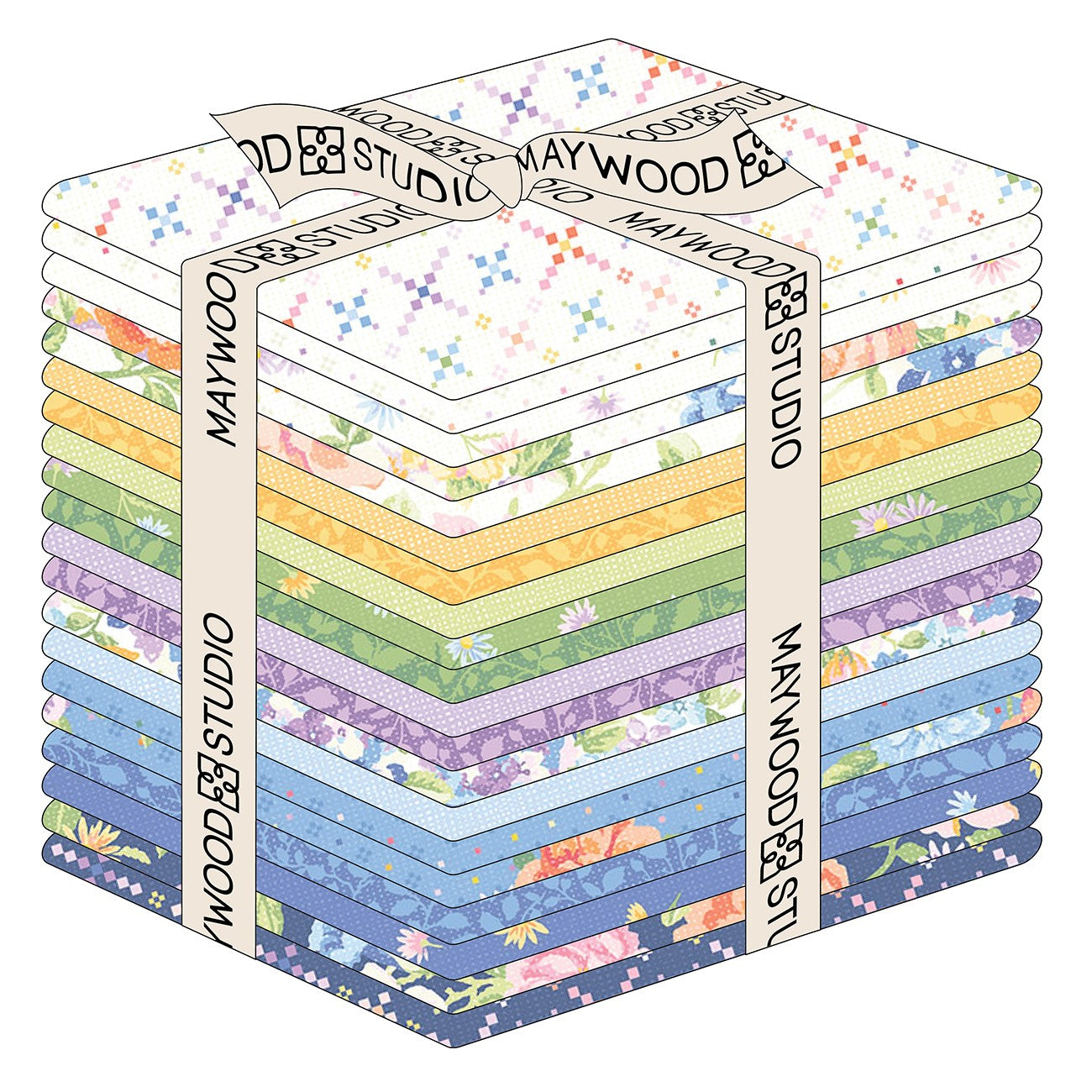 Fat Quarter Gathering Sun, 20pcs/bundle