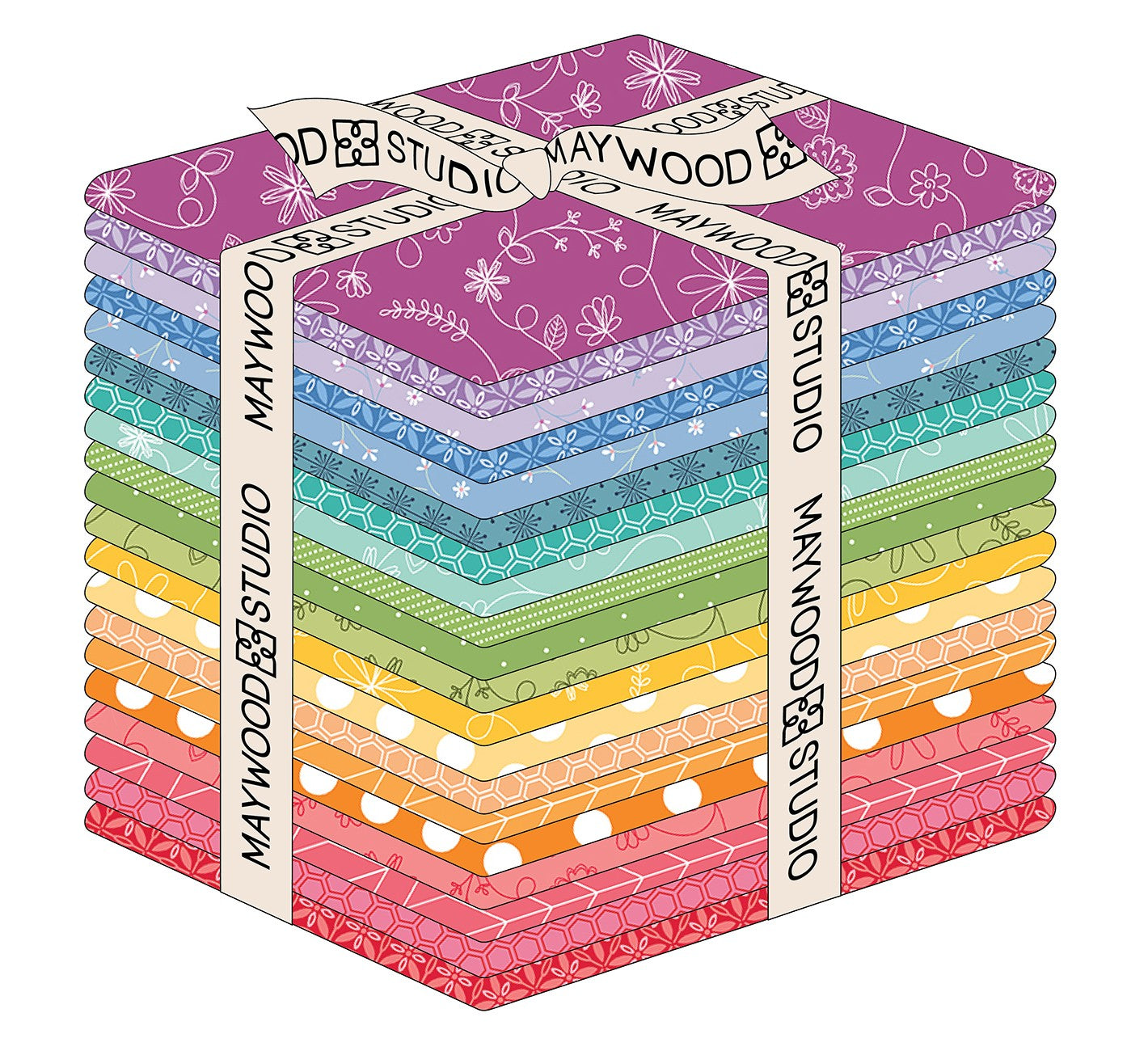 Fat Quarter Kimberbell Basics Bright Lights, 20pcs/bundle