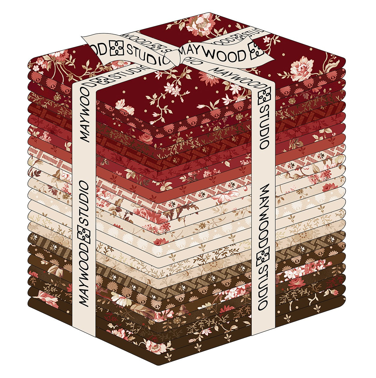 Fat Quarter Bundles Madder Rose, 23pcs/bundle