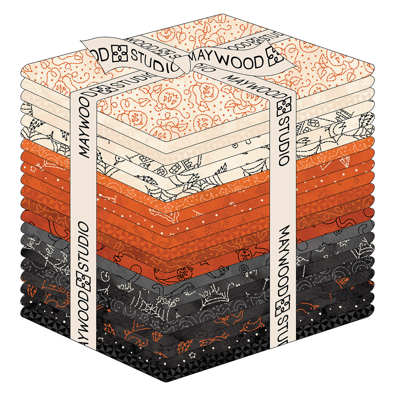 Fat Quarter Spooky Stitches, 21pcs/bundle