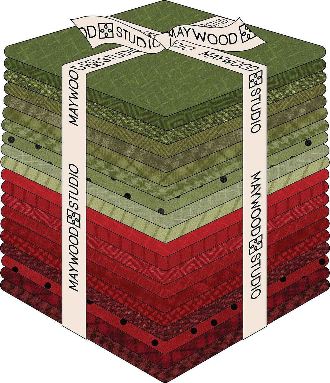 Fat Quarter Woolies Flannel Holiday Warmth, 20pcs/bundle