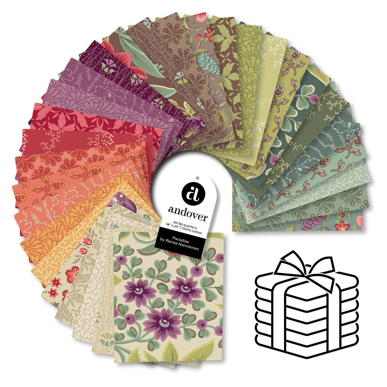 Paradise Fat Quarter Bundle 30 Cuts Each