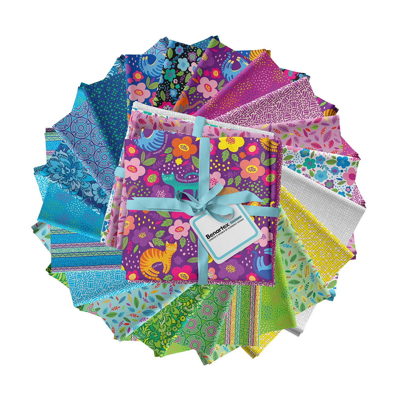 Fat Quarter Cheeto's World, 21pcs/bundle