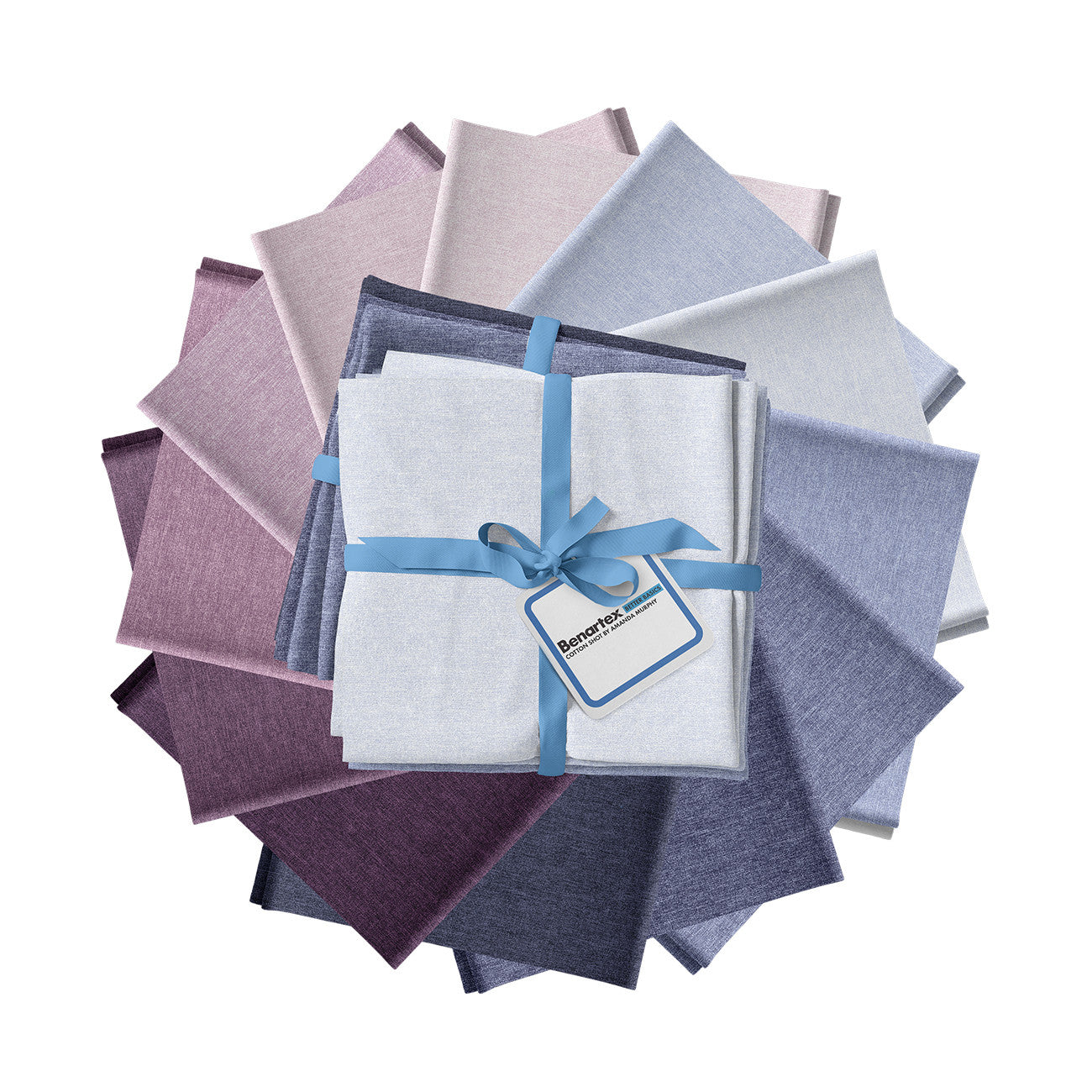 Cotton Shot Blue/Purple 12pc FQ