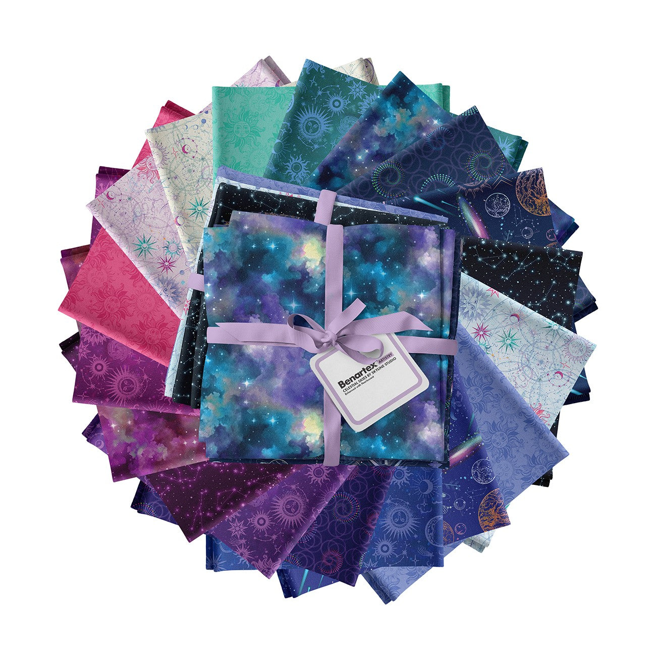 Fat Quarter Celestial Skies, 18pcs/bundle