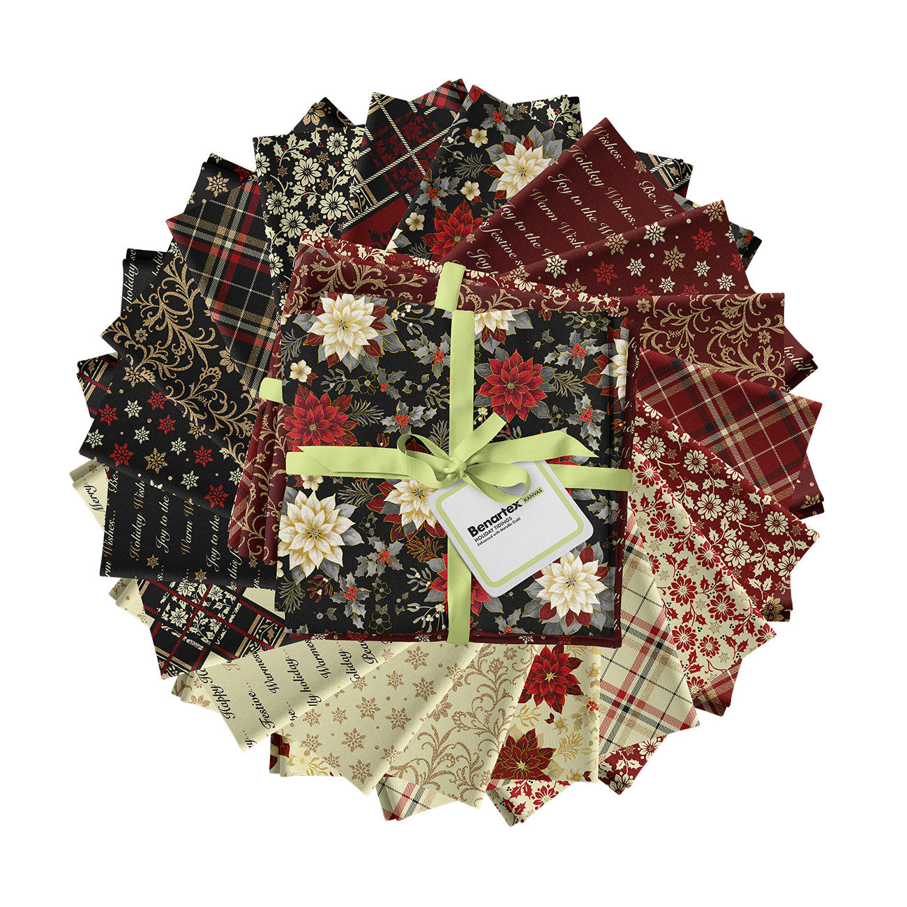 Holiday Tidings 19pc Fat Quarter