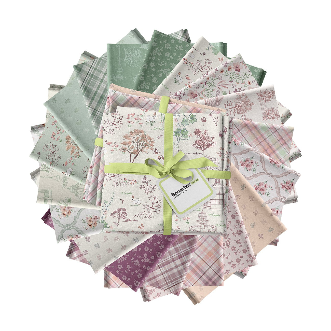 Fat Quarter Sweet Meadow, 18pcs/bundle