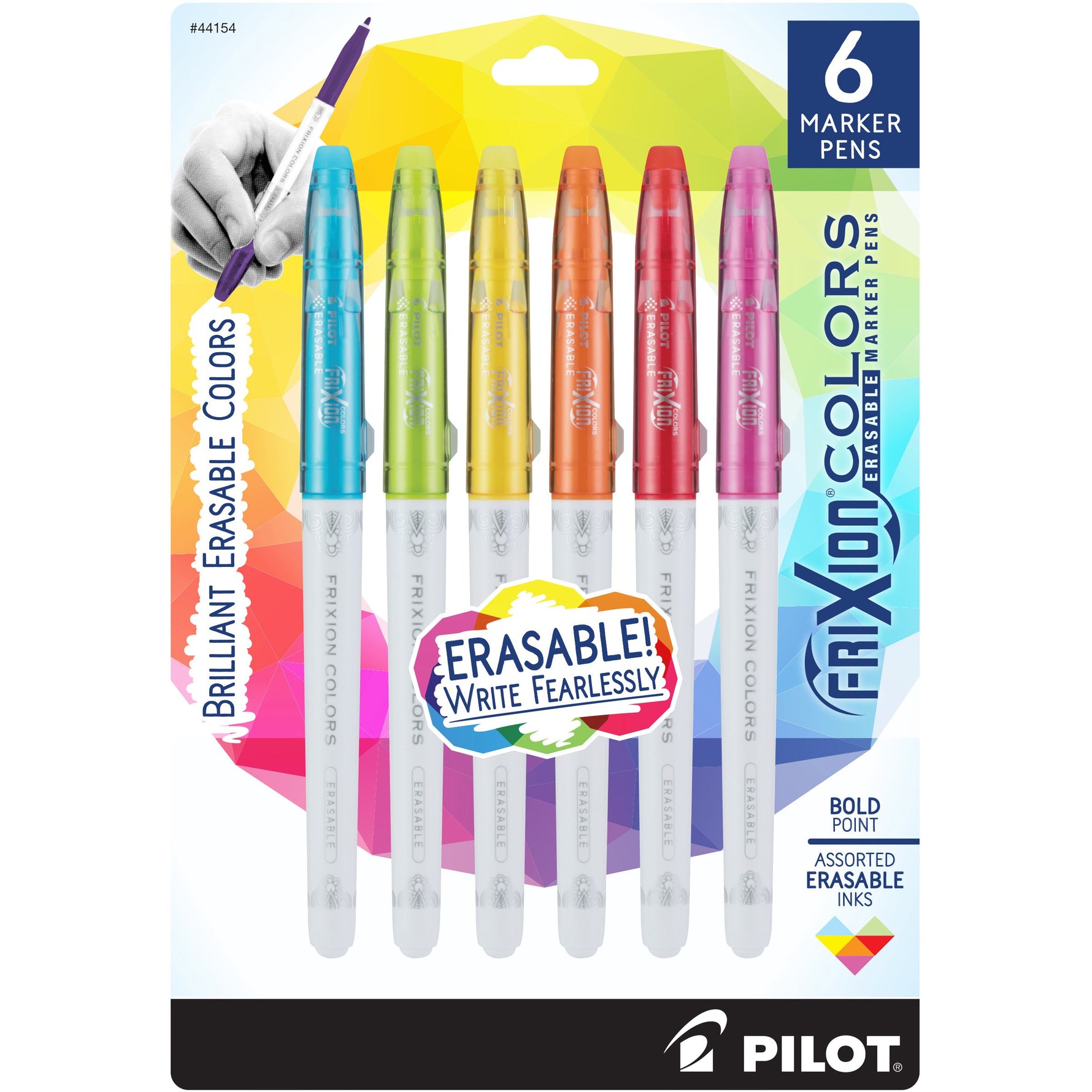 Frixion Colors Bold Assorted 6pk