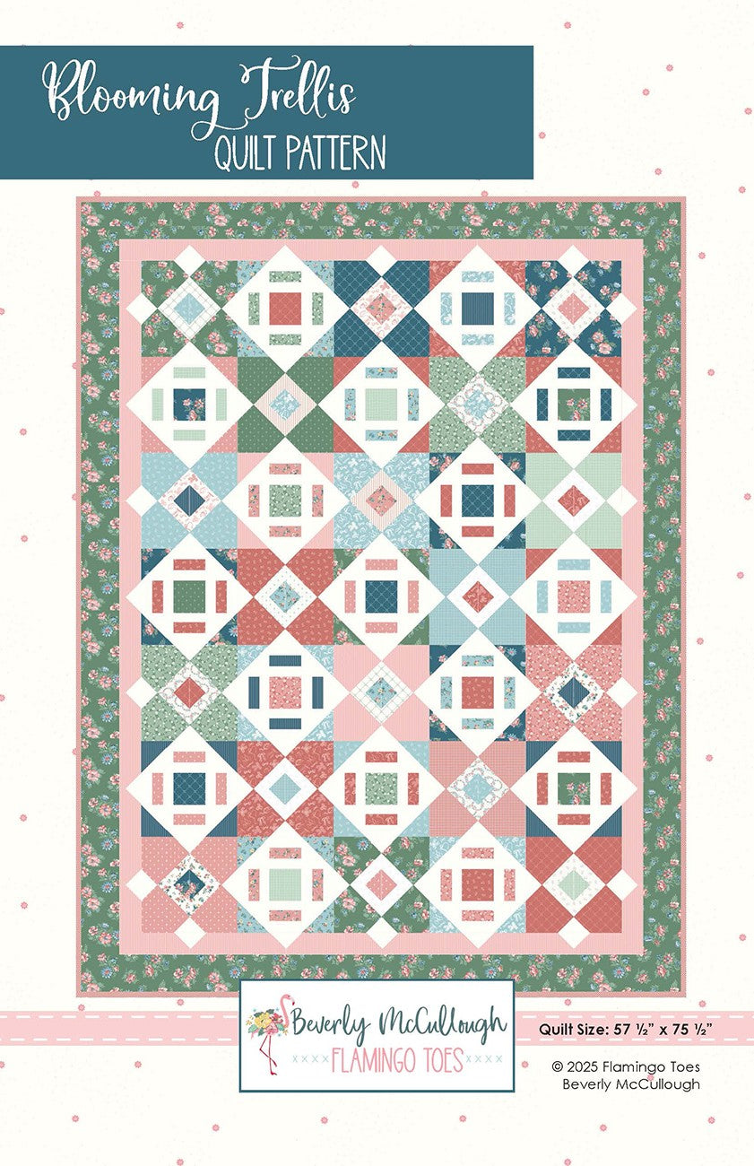 Blooming Trellis Quilt Pattern